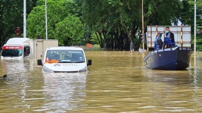 Severe Flooding Disrupts Operations at Port Klang